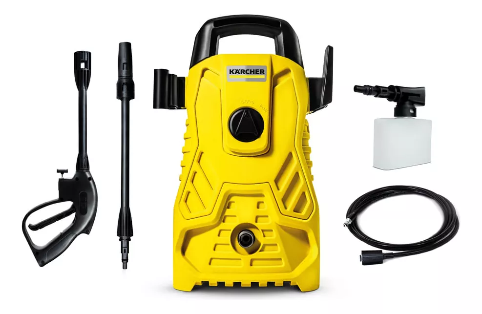 Lavadora De Alta Pressão Kärcher Compacta 1500psi 1400w Cor Amarelo/Preto 220V